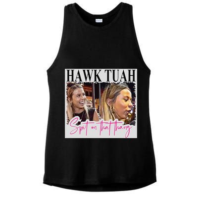 Hawk Tauh Spit On That Thang Funny Hawk Tauhmeme 2024 Ladies PosiCharge Tri-Blend Wicking Tank