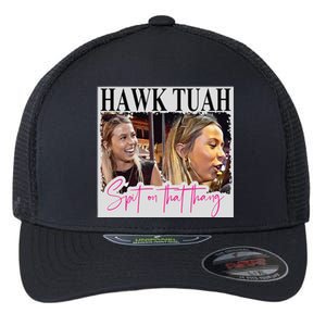 Hawk Tauh Spit On That Thang Funny Hawk Tauhmeme 2024 Flexfit Unipanel Trucker Cap