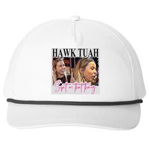 Hawk Tauh Spit On That Thang Funny Hawk Tauhmeme 2024 Snapback Five-Panel Rope Hat