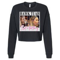 Hawk Tauh Spit On That Thang Funny Hawk Tauhmeme 2024 Cropped Pullover Crew