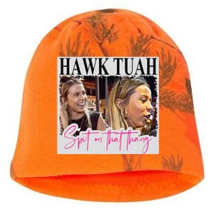 Hawk Tauh Spit On That Thang Funny Hawk Tauhmeme 2024 Kati - Camo Knit Beanie