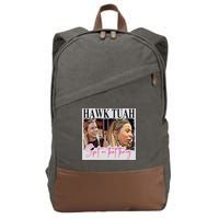 Hawk Tauh Spit On That Thang Funny Hawk Tauhmeme 2024 Cotton Canvas Backpack