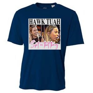 Hawk Tauh Spit On That Thang Funny Hawk Tauhmeme 2024 Cooling Performance Crew T-Shirt