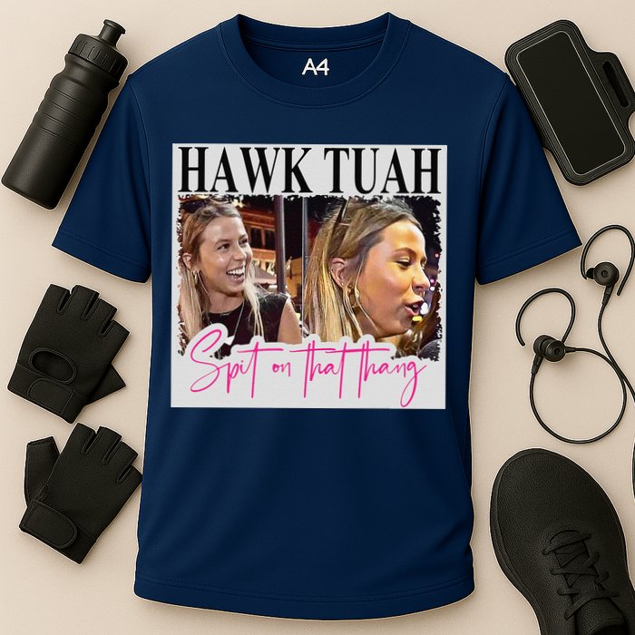 Hawk Tauh Spit On That Thang Funny Hawk Tauhmeme 2024 Performance Shirt