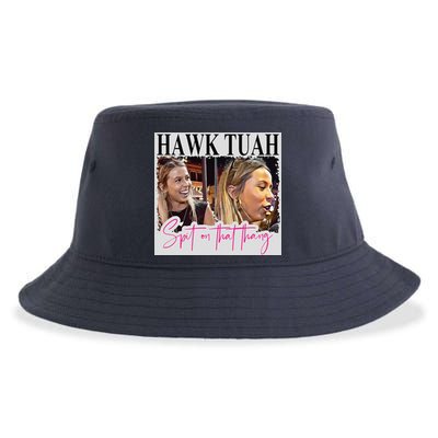 Hawk Tauh Spit On That Thang Funny Hawk Tauhmeme 2024 Sustainable Bucket Hat