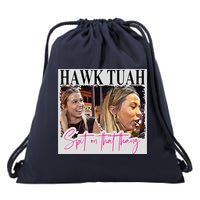 Hawk Tauh Spit On That Thang Funny Hawk Tauhmeme 2024 Drawstring Bag