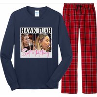 Hawk Tauh Spit On That Thang Funny Hawk Tauhmeme 2024 Long Sleeve Pajama Set