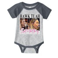 Hawk Tauh Spit On That Thang Funny Hawk Tauhmeme 2024 Infant Baby Jersey Bodysuit