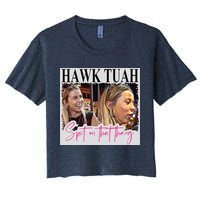 Hawk Tauh Spit On That Thang Funny Hawk Tauhmeme 2024 Crop Top