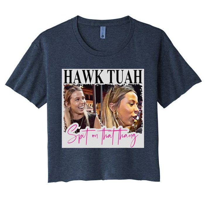 Hawk Tauh Spit On That Thang Funny Hawk Tauhmeme 2024 Crop Top
