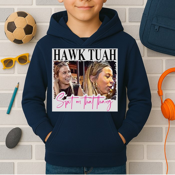 Hawk Tauh Spit On That Thang Funny Hawk Tauhmeme 2024 Kids Hoodie