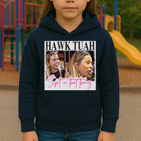 Hawk Tauh Spit On That Thang Funny Hawk Tauhmeme 2024 Kids Hoodie
