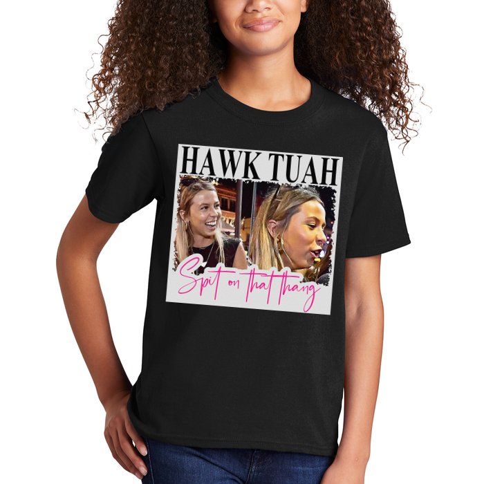 Hawk Tauh Spit On That Thang Funny Hawk Tauhmeme 2024 Kids T-Shirt