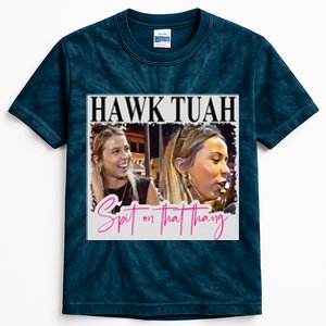 Hawk Tauh Spit On That Thang Funny Hawk Tauhmeme 2024 Kids Tie-Dye T-Shirt