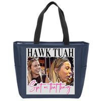 Hawk Tauh Spit On That Thang Funny Hawk Tauhmeme 2024 Zip Tote Bag
