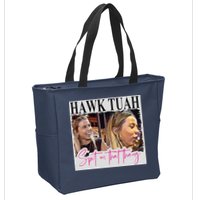 Hawk Tauh Spit On That Thang Funny Hawk Tauhmeme 2024 Zip Tote Bag