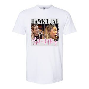 Hawk Tauh Spit On That Thang Funny Hawk Tauhmeme 2024 Softstyle CVC T-Shirt