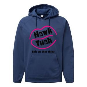 Hawk Tauh Spit On That Thing Retro President For 2024 Parody Performance Fleece Hoodie