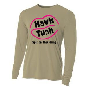 Hawk Tauh Spit On That Thing Retro President For 2024 Parody Cooling Performance Long Sleeve Crew