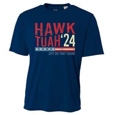 Hawk Tuah Spit On That Thang Hawk Thua Hawk Tua Cooling Performance Crew T-Shirt