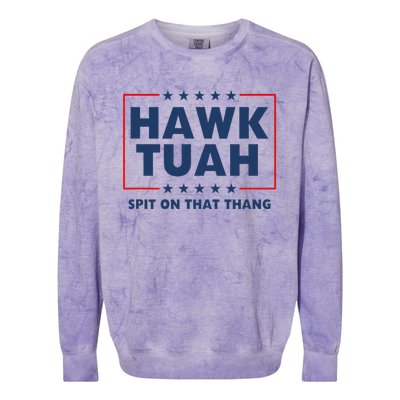 Hawk Tuh Spit On That Thang Colorblast Crewneck Sweatshirt