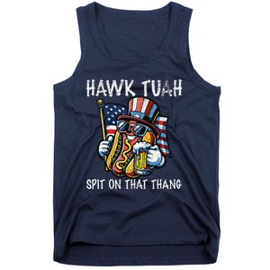 Hawk Tush Spit On That Thang Viral 4th Of July Wiener Parody Tank Top