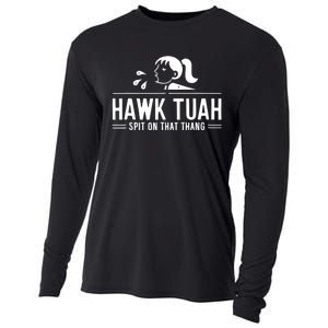 Hawk Tush Spit On That Thing Presidential Candidate Parody Cooling Performance Long Sleeve Crew