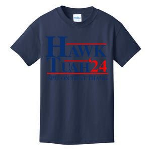 Hawk Tuah Spit On That Thang Kids T-Shirt