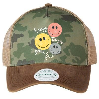 Happy To See Your Face Legacy Tie Dye Trucker Hat