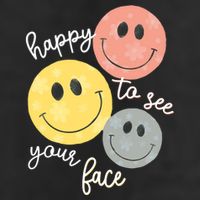Happy To See Your Face Garment-Dyed Heavyweight T-Shirt