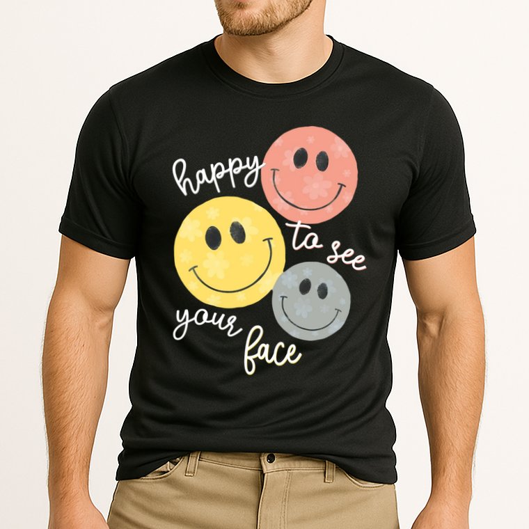 Happy To See Your Face Performance Shirt