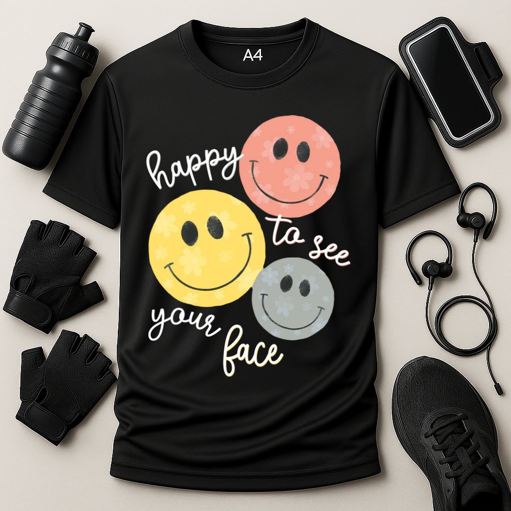 Happy To See Your Face Performance Shirt