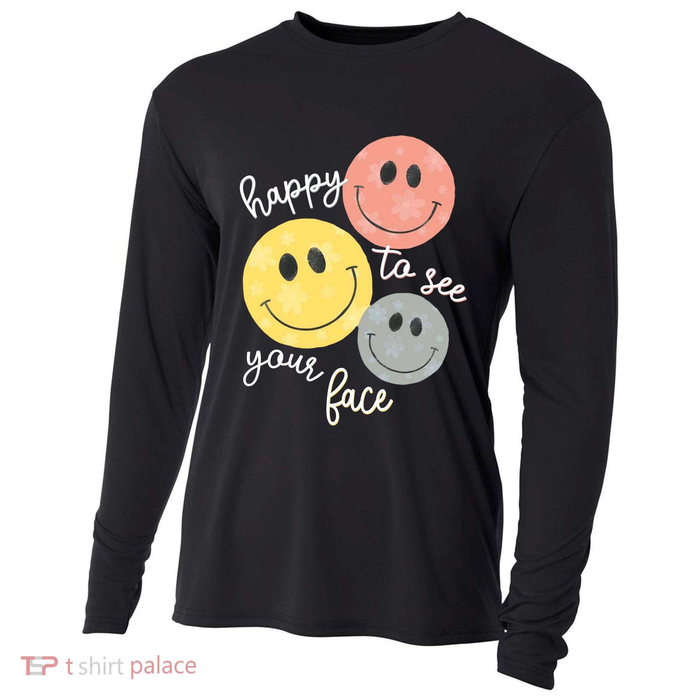 Happy To See Your Face Cooling Performance Long Sleeve Crew