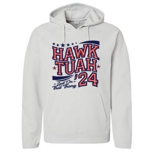 Hawk Tush Spit On That Thing Presidential Candidate Parody Performance Fleece Hoodie