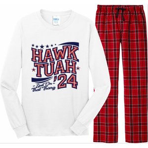 Hawk Tush Spit On That Thing Presidential Candidate Parody Long Sleeve Pajama Set