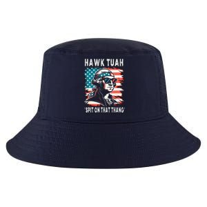 Hawk Tush Spit On That Thing Funny Georg Washington July 4th Cool Comfort Performance Bucket Hat