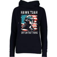 Hawk Tush Spit On That Thing Funny Georg Washington July 4th Womens Funnel Neck Pullover Hood