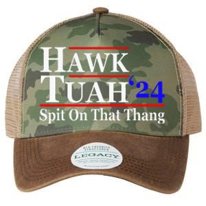 Hawk Tuah Spit On That Thing Presidential Candidate Parody Legacy Tie Dye Trucker Hat