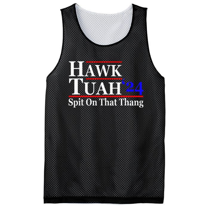 Hawk Tuah Spit On That Thing Presidential Candidate Parody Mesh Reversible Basketball Jersey Tank