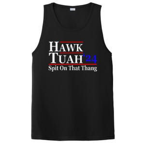 Hawk Tuah Spit On That Thing Presidential Candidate Parody PosiCharge Competitor Tank