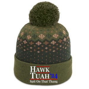 Hawk Tuah Spit On That Thing Presidential Candidate Parody The Baniff Cuffed Pom Beanie