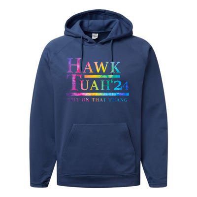 Hawk Tush Spit On That Thing Presidential Candidate Performance Fleece Hoodie