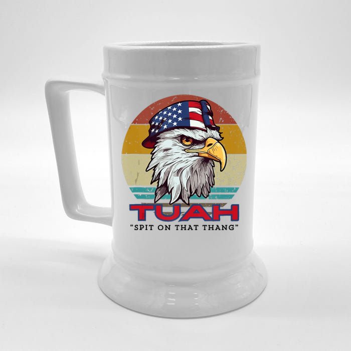 Hawk Tuah Spit On That Thang Hawk Tua Funny Beer Stein