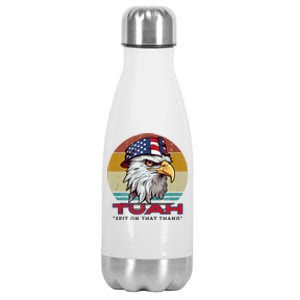 Hawk Tuah Spit On That Thang Hawk Tua Funny Stainless Steel Insulated Water Bottle