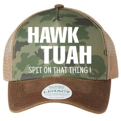 Hawk Tuah... Spit On That Thing Gift Legacy Tie Dye Trucker Hat