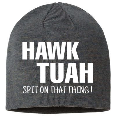 Hawk Tuah... Spit On That Thing Gift Sustainable Beanie