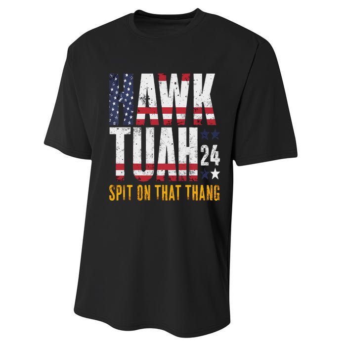 Hawk Tush Spit On That Thang Election Parody Performance Sprint T-Shirt