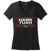 Hawk Tush Spit On That Thang Presidential Candidate Parody Women's V-Neck T-Shirt