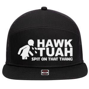 Hawk Tush Spit On That Thang Election Parody 7 Panel Mesh Trucker Snapback Hat