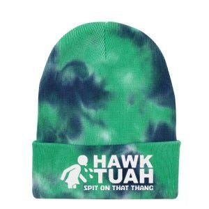 Hawk Tush Spit On That Thang Election Parody Tie Dye 12in Knit Beanie